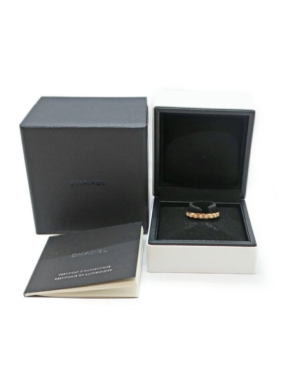 Chanel Coco Crush Collection Diamond Ring 750 YG Mini Model no - Picture 8 of 9
